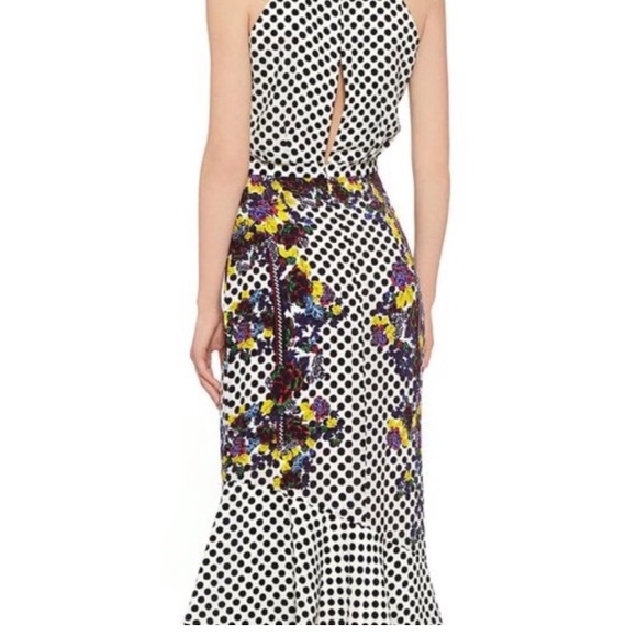 NWT Saloni silk cocktail dress M 10 - Picture 16 of 16